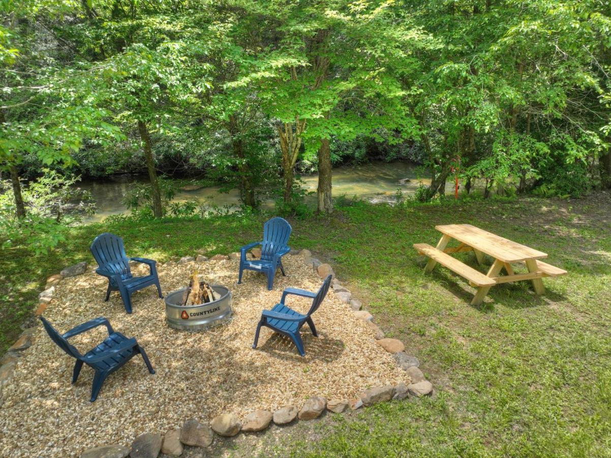 The Chariot - Creek Front With Hottub, Fire Pits, Billiards, Ev Charger - Sandalwood Stays Blue Ridge Exteriér fotografie