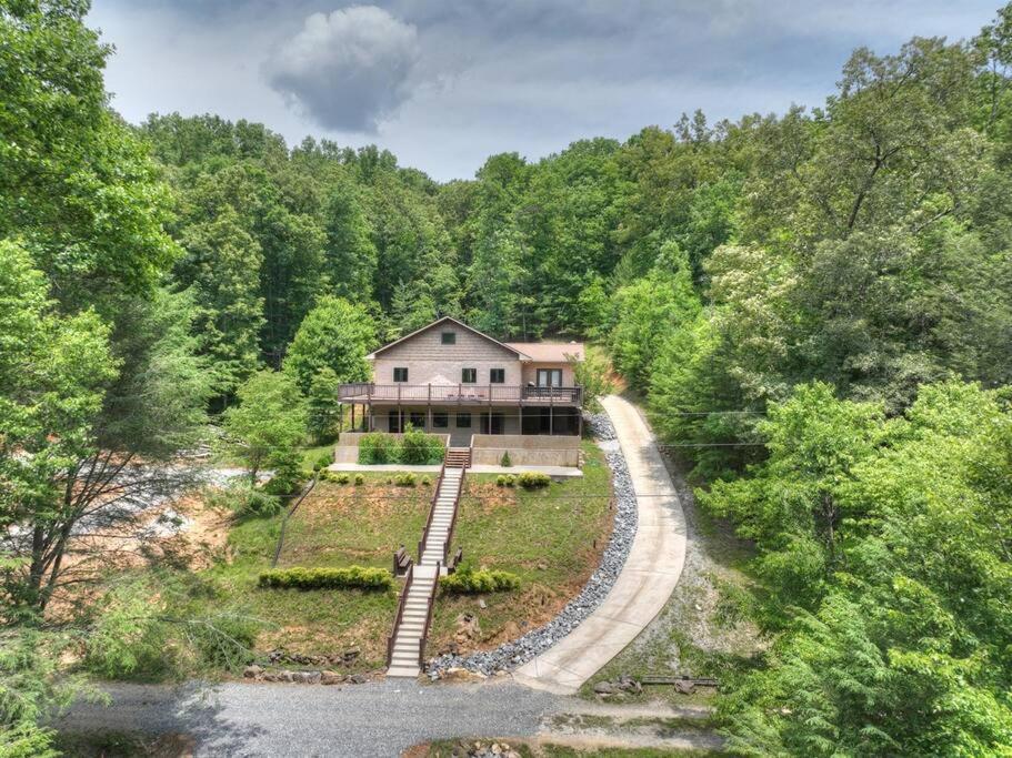 The Chariot - Creek Front With Hottub, Fire Pits, Billiards, Ev Charger - Sandalwood Stays Blue Ridge Exteriér fotografie